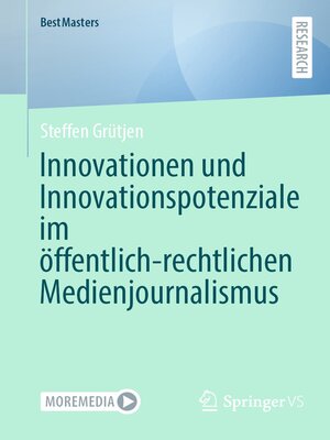 cover image of Innovationen und Innovationspotenziale im öffentlich-rechtlichen Medienjournalismus